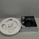 Homewerks 7140-110-G3 Bathroom Fan Ceiling Mount Exhaust Ventilation, Silent 2.0 Sones, 110 CFM, White