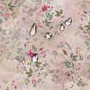 Vintage Floral Peel and Stick Wallpaper, Self-Adhesive Removable Vinyl, for Home Bedroom Cabinets Thicken, Delicate Flowers, 44 cm x 300 cm