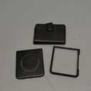 for Samsung Galaxy Z Flip 7 Case with 2 in 1 Detachable Magnetic Wallet, 4 Card Slots and Cash Slot,Compatible with MagSafe Wireless Charging, RFlD Blocking - Black