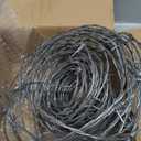 Real Barbed Wire 50ft 18 Gauge - Great for Crafts, Fences, and Critter Deterrent