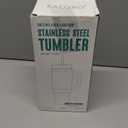 40 oz Tumbler with Handle, Insulated Tumblers with Lid and Straw, Large Metal Sports Water Bottle Jug, Thermal Stainless Steel Travel Coffee Mug Cup, Black