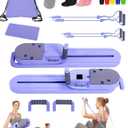 Pilates Board,Pilates Reformer Set,6 in 1 Pilates Equipment for Home Workout,Full Body Workout, Universal Portable Gym Equipment for Core Strength and Training with Timer/Calorie Counter