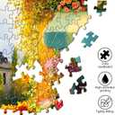 Extra Large Floral Bakery 1000-Piece Jigsaw Puzzle for Adults - Challenging Irregular Shapes, No-Dust Puzzle Board, Family Time, Ideal Gift for Puzzle Lovers, Finished Size 31.5 x 16.4 inch