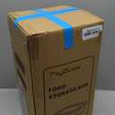 6 pcs 2qt Food Storage Containers with Lid, Square Clear Commercial Storage Containers with Handle and Scale for Food Storage in Home Kitchen & Dining (Green)