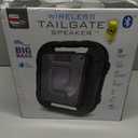 iLive Electronics ISBW519B Water Resistant Wireless Speaker, with LED Light Effects and Built-in Rechargeable Battery, Black