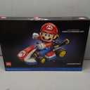 LEGO Super Mario: Mario Kart Mario & Standard Kart Building Set for Adults - DIY Book Shelf & Room Decor for Men & Women, Ages 18+ - Birthday Gift Idea for Adult Gamers - 72037