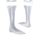 Solid Ankle AFO – Prefabricated Ankle Foot Orthosis Brace for Drop Foot, Dorsiflexion Assist & Medial-Lateral Control, Short (Standard) Foot PLate, Size: Left - Large