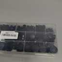 QCDENG 260PCS Black Plastic Plugs Hole, Round PA66 Plug Furniture Hole Decorative Cover 8 Size 1/4" 5/16" 3/8" 1/2" 5/8" 3/4" 7/8" 1"