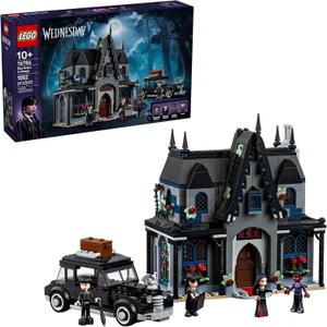 LEGO Wednesday Morticias Cottage Building Toy - Pretend Playset with Buildable Car for Kids, Ages 10+ - W/Morticia, Lurch, Bianca, & Wednesday Addams Minidolls - Gift Idea for Girls & Boys - 76786