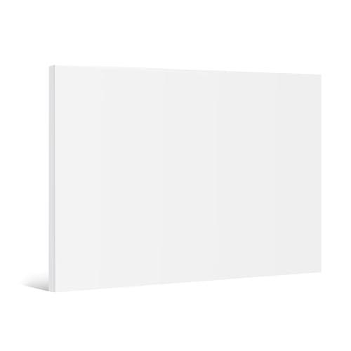 HDPE Sheet 1/2" Thick - 24"x48" HDPE Plastic Sheet, White Plastic Sheet for Crafts, DIY Projects, and Industrial Use