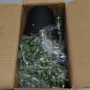 LOYWREE 2 Pack Lifelike Artificial String of Pearls Plant - Faux Hanging Succulent with Black Pot, Realistic Trailing Fake Plant for Indoor Outdoor Shelf Desk Window Sill Home Garden Office Decor