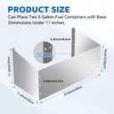 Aluminum Fuel Jug Holder Rack