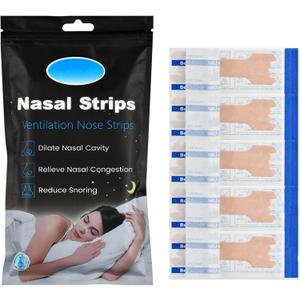 60PCS Nose Strips for Breathing,Extra Strength Nasal Strips for snoring,Suitable for Nasal Congestion & snoring (60)