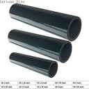 ID 2 inch Straight Silicone Hose (8 inch Length) Coupler 4-Ply Reinforced with Stainless Steel Clamps Intake Piping, Couplers