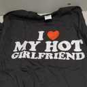 I Love My Hot Girlfriend T-Shirt Size M