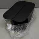 Simple Metal Floating Nightstands Set of 2, Wall Mounted Black Bedside Shelf for Bedroom, Minimalist Modern Bedside Stand, Floating Shelf with 2 Tier Storage for Bedroom (Black, Set of 2)