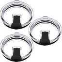 20 oz Tumbler Lids, Fits for YETI Rambler, Ozark Trail, Old Style Rtic (Launched before 2016), SENHAI 3 Pack Spill-proof Splash Resistant Lids Covers for Tumblers Cups-Check the Size Carefully
