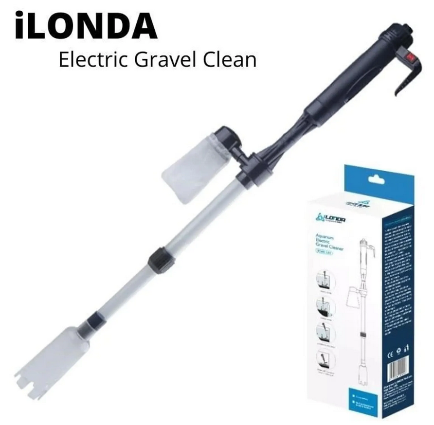 iLonda Aquarium Electric Gravel Cleaner (Battery Operated)