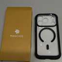 Miracase Magnetic for iPhone 17 Pro Case 6.3" [Compatible with MagSafe] Full-Body Phone Case with Built-in Glass Screen Protector & Camera Control,Drop Proof iPhone 17 Pro Cover, Black