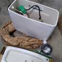 TOTO Drake Two-Piece Elongated 1.6 GPF Universal Height TORNADO FLUSH Toilet with CEFIONTECT, Cotton White - CST776CSFG#01