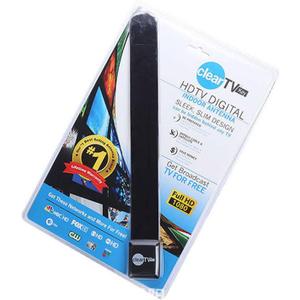 TV Antenna, HD Clear TV Key Digital Indoor Signal Receiver Antenna Booster, Receive Free TV Channels, Easy Installation