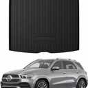 Mixsuper Custom Fit Cargo Liner for Mercedes-Benz GLE Class 2020-2026, All Weather Cargo Mat for Mercedes Benz GLE SUV 5 Passenger, Trunk Mat Anti-Slip Rear Trunk Liner Black