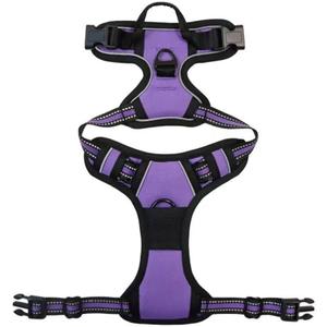Dog Collar Reflective Nylon Dog Harness, Vest-Style Dog Leash for  Dogs XL