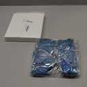 Janinka 12 Pcs Dusty Blue Christmas Velvet Bows 6 Inch Rustic Wreath Gift Bows Vintage Xmas Velvet Ribbon Bow Ornaments for Xmas Farmhouse Tree Garland DIY Craft Wrapping Decorative