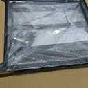 DOLALIKE Microwave Oven Rack, Expandable Microwave Stand Countertop Kitchen Utensils Tableware Storage, Carbon Steel Over Microwave Shelf Countertop with 3 Hooks (2 Tier)