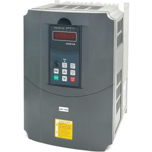 Variable Frequency Drive VFD Vector Single to 3 Phase Converter, for Motor Speed Control,220VAC Input/Output (GT Series 11KW-15HP Model)