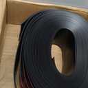 Vinyl Wall Base Baseboard Molding Trim 6" Flexible Self Adhesive Rubber Wall Base Moulding Trim Peel and Stick Design, 6 Inch x 100 Feet, Black