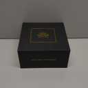 KANARS Old Fashioned Whiskey Glasses with Luxury Box - 10 Oz Rocks Barware For Scotch, Bourbon, Liquor and Cocktail Drinks - Set of 4 - Men Gift