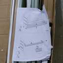 GAOMON 6 Drawer Dresser for Bedroom Chest of Drawers, 47" Wide Fluted Dresser with Drawers, Modern Wooden Double Dressers with Metal Handles for Living Room, Hallway