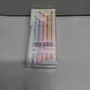 2 x Hapikalor Gel Pens, 6 Pcs 0.5mm Quick Dry Black Ink Pens Fine Point Smooth Writing Pens, Cute Gifts for Women Stocking Stuffers for Teen Girls (1 Count (Pack of 6), Multicolor)