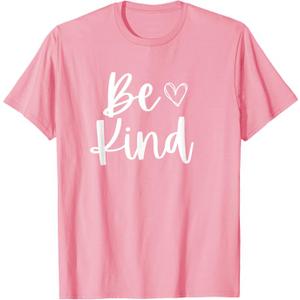 Be Kind Inspirational Cute Funny Be Kind T-Shirt, Size L