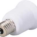 YI Lighting E17 to E26 Socket Adapter Converter - Converts Intermediate to Medium Socket (Pack of 2)