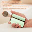 2 Pack Hand Warmers Rechargeable, Portable Electric Hand Warmers Reusable Fast Heating, Fits in Gloves for Winter Sports Hunting Accessories Outdoor/Indoor/Warm Gifts for Men Women (Green)