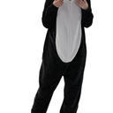 Snug Fit Unisex Adult Onesie Pajamas, Flannel Cosplay Animal One Piece Halloween Costume Sleepwear Homewear