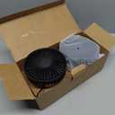 Grow Tent Fan, 5in Two Fans for Greenhouse Plant All Direction Ventilation Circulation Instead of Oscillating, Can Work with Timer and Thermostat, 3 Speeds IP54 Waterproof 8ft Cord Power Adapter (Large)