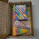 JOYIN 4 Pack Impossible Cone Fidget Toys, Pastel Color 3D Printed Spiral Cone Flexible Impossible Pyramid Passthrough Fidget Toys for Stress Relief, Kids Adults Valentine Gifts for Classroom