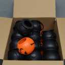 24 Pcs Halloween Mini Candy Holder Buckets,Portable Pumpkin Bucket with Handle,Plastic Halloween Witch Cauldron for Trick or Treat,Kid Party Favors