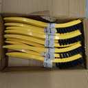 Rubbermaid Commercial Products 8.5" Tile and Grout Scrub Brush, Plastic Bristles, Black, for Industrial/Professional Use On Grout, Tile, and Other Small Areas