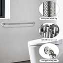 ZUEXT 2 Pack 36 Inch Extra Long Brushed Nickel Anti Slip Safety Grab Bars