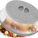 8.3inch Collapsible Microwave Food Cover, Splatter Guard,Vented Microwave Lid for Food, BPA free TPR, Dishwasher safe