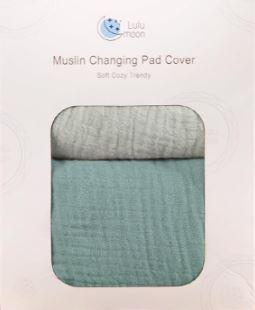 lulumoon Baby Changing Pad Cover: Muslin Diaper Changing Table Pad Cover - Changing Pad Sheets for Girls Boys, 2 Pcs