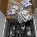 Ceramic Disc Brake Pads Set Front and Rear Replacement for Hyundai Accent 2012-2017, for Kia Rio 2012 2013 2014 2015 2016 2017