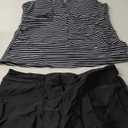 Tankini Two Piece with Shorts - Womens Tummy Control Swimsuit with Pockets Bathing Suit with V-Wire Boy Shorts Swimwear 2025 (X-Large, Striped)