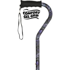 Royal RC Canes Walking Sticks for Men and Women - Stylish Designer Fashionable Walking Canes - Lightweight Aluminum Cool Adjustable Offset Walking Cane with Comfort Grip