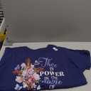 Cross and Flower There is Power in The Name of Jesus Christ T-Shirt, XXL