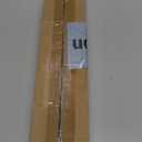 Black Curtain Rods for Windows 36"- 48", Decorative Drapery Rod Adjustable by Splicing, 5/8 inch Small Curtain Rod for Bedroom, Living Room, Kitchen and Outdoors (31"-46")